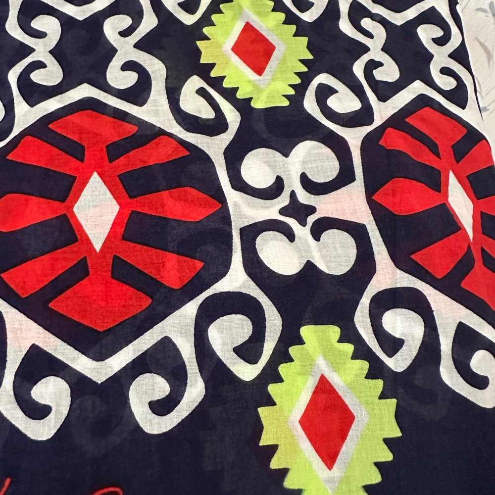 Vera Bradley Large Patterned Scarf - Picture 7 of 7